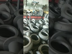 Piezas de lanzamiento modificadas para requisitos particulares del hierro de extractor del múltiple del hierro dúctil del tubo para automotriz