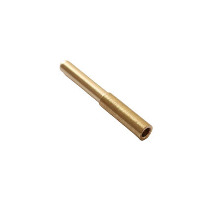 Guía de cobre amarillo del enchufe de las piezas 35*4.8 del torno del CNC del OEM que trabaja a máquina para el hardware