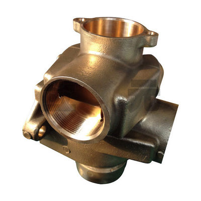 Piezas de cobre de lanzamiento de la fundición a presión del conector del OEM para las instalaciones de tuberías