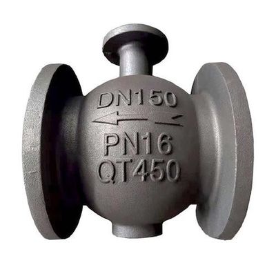 Componentes dúctiles del cuerpo de válvula del bastidor del hierro QT450 del bastidor de arena para las instalaciones de tuberías