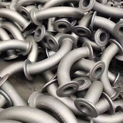 100% de inspección de piezas de fundición de hierro fundido con juntas de tuberías de tratamiento térmico