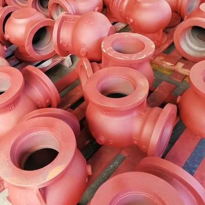 Cuerpo de válvula de bolas de hierro fundido Partes de bombas de fundición metálicas para la industria de las válvulas y bombas