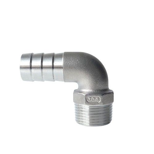 304 codo masculino común inoxidable de la pagoda de las piezas de la pieza de acero fundido 90 para las instalaciones de tuberías